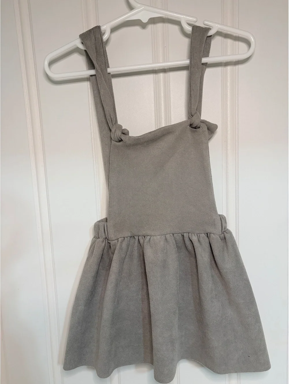 Suede Pinafore Overalls 2t